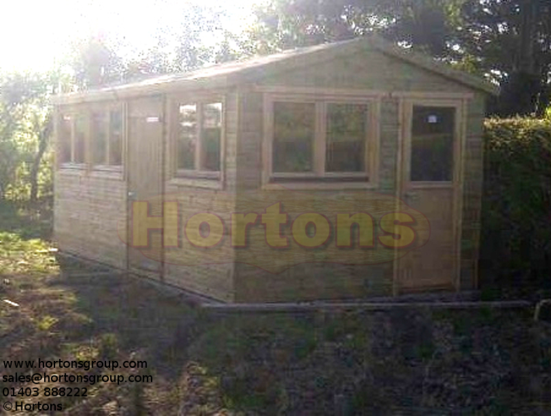 6ft x 6ft Easibuild heavy duty garden workshop